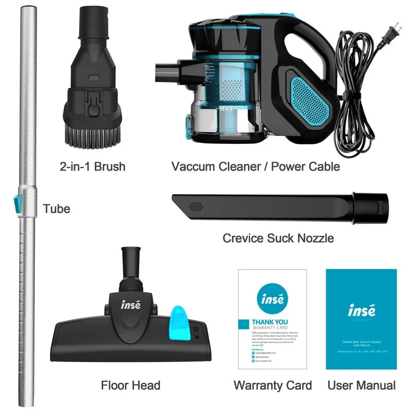 Wired Vacuum Cleaner INSE I5 Handheld Stick Vacuum