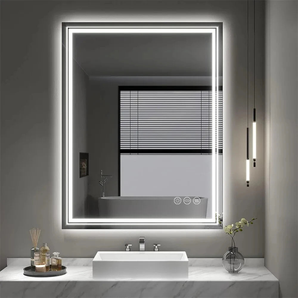 LED Bathroom Mirror With Front Backlit Dimmable