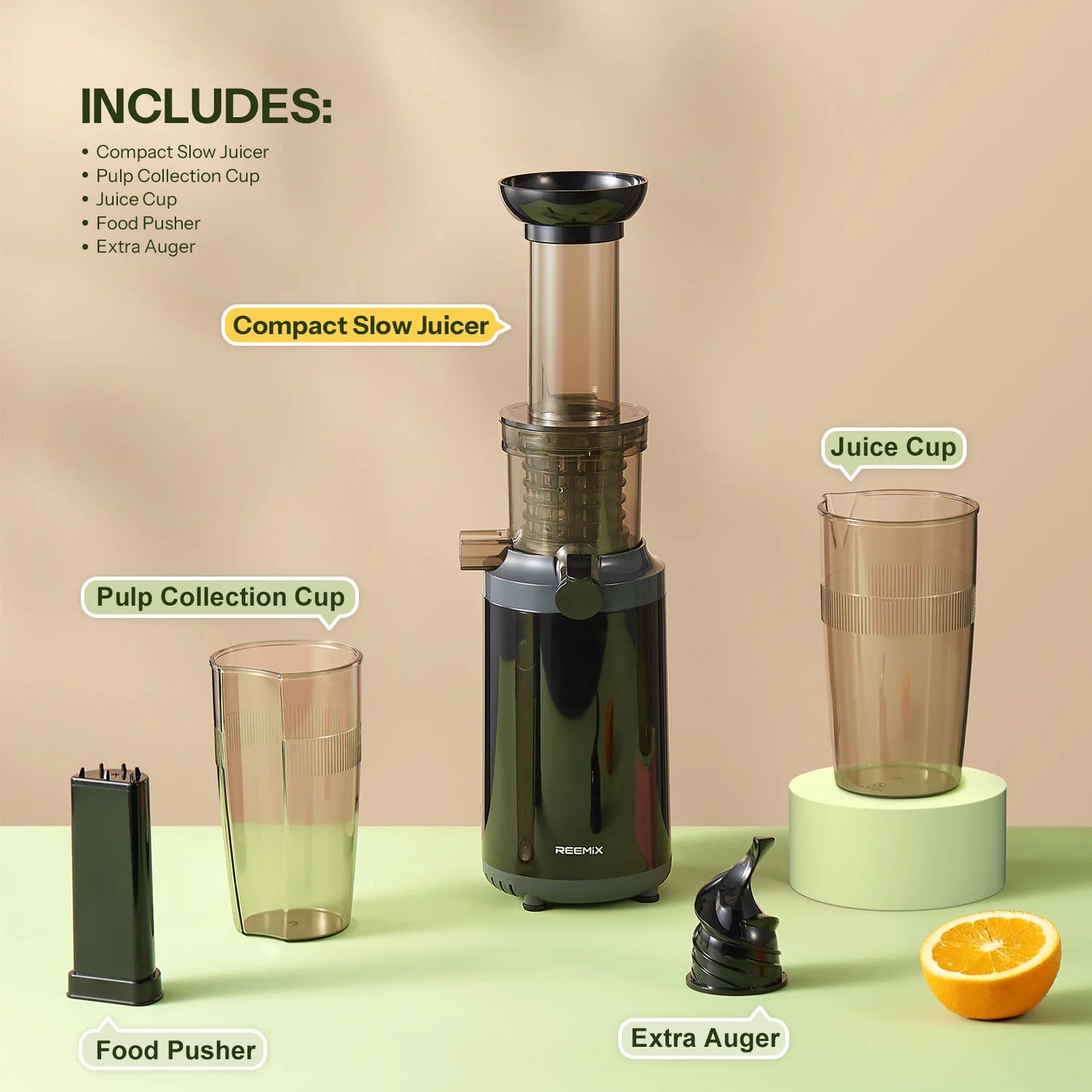 Masticating Juicer Machines,  Cold Press juicer Mixer