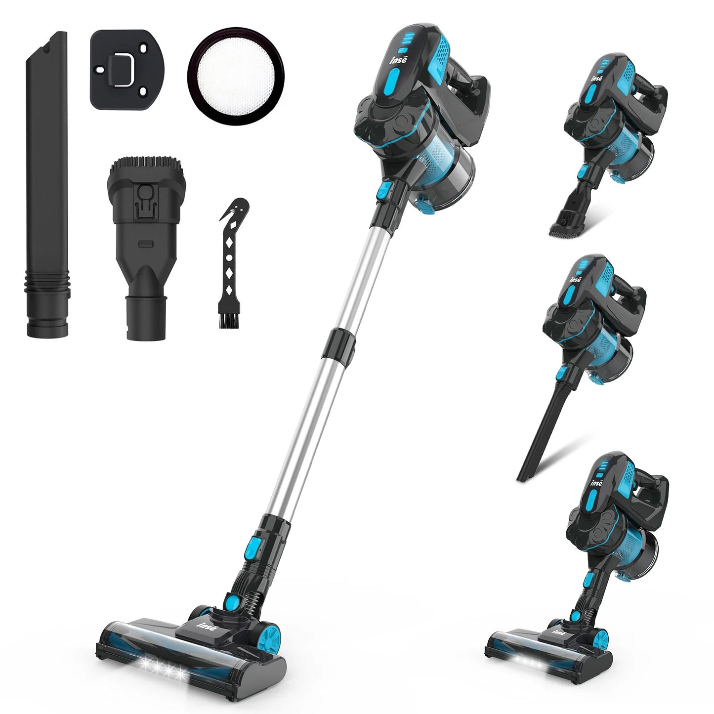 Cordless Vacuum Cleaner, Stick Vacuum Up To