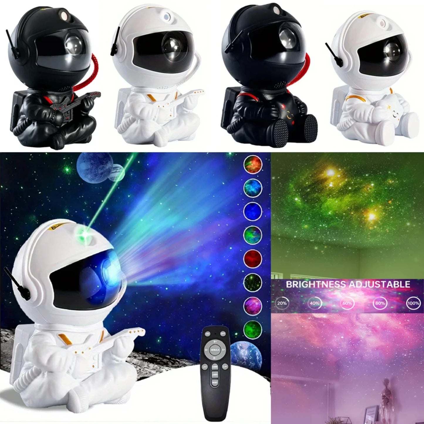 Enchanting Astronaut Projector Night Light For Kids