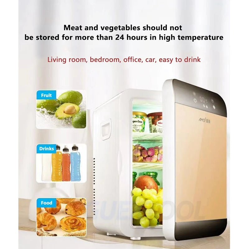 Household 20L Refrigerator Freezer Small Refrigeration Fridge Kitchen