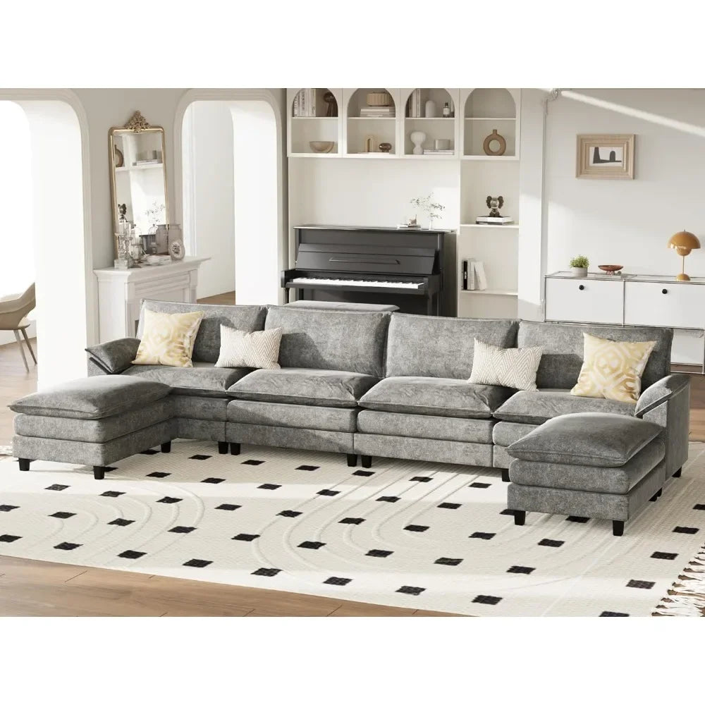 Modular Sectional Sofa Couch, U Shaped Sofa Couch