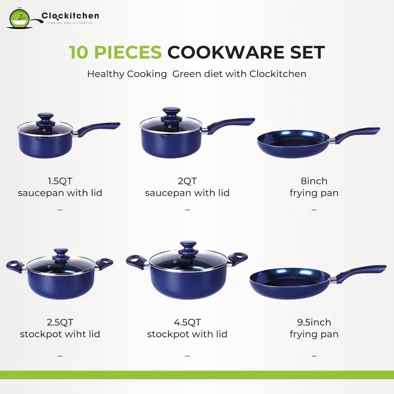 Pots And Pans Set Aluminum Cookware Set