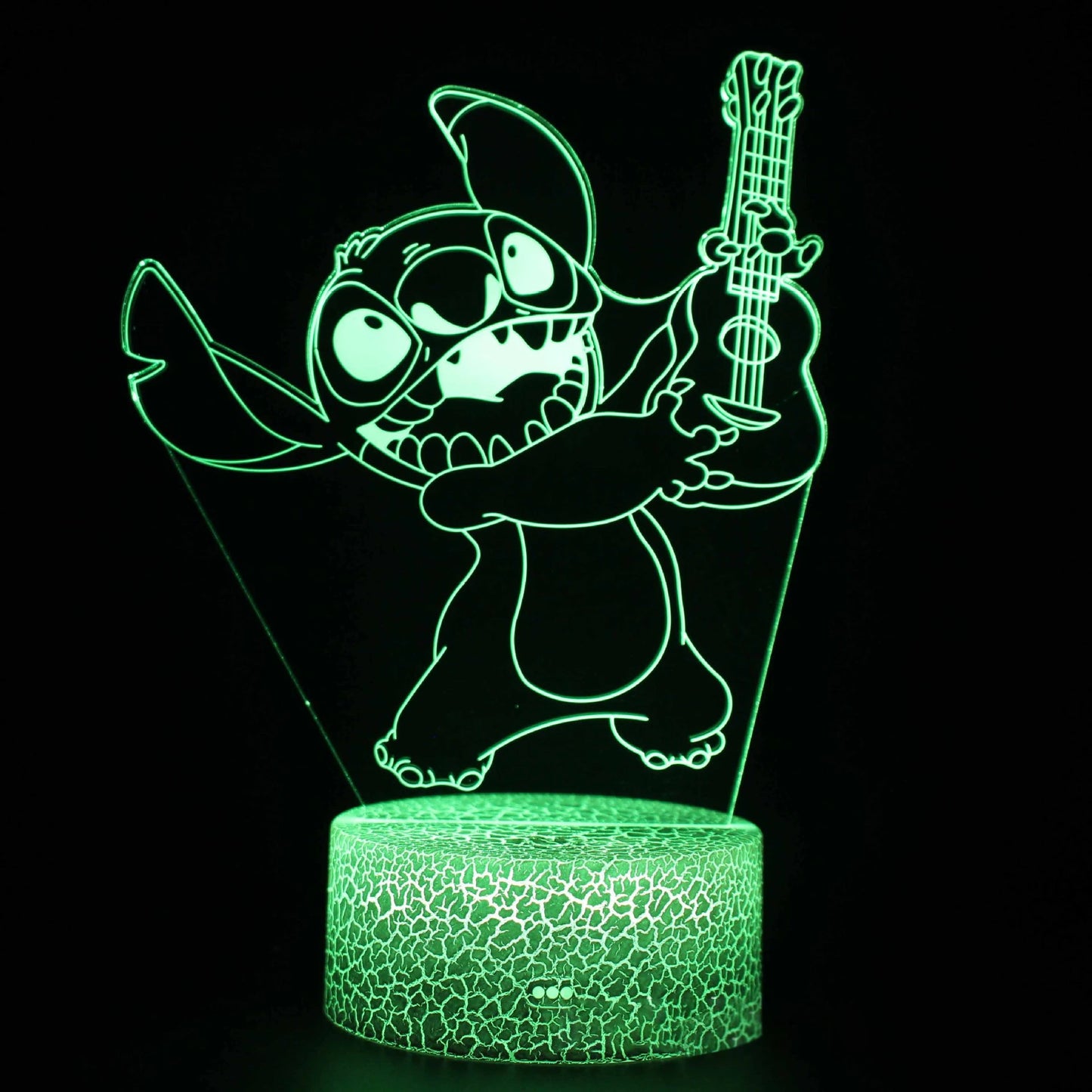 3D Illusion Stitch Night Light With Remote Control