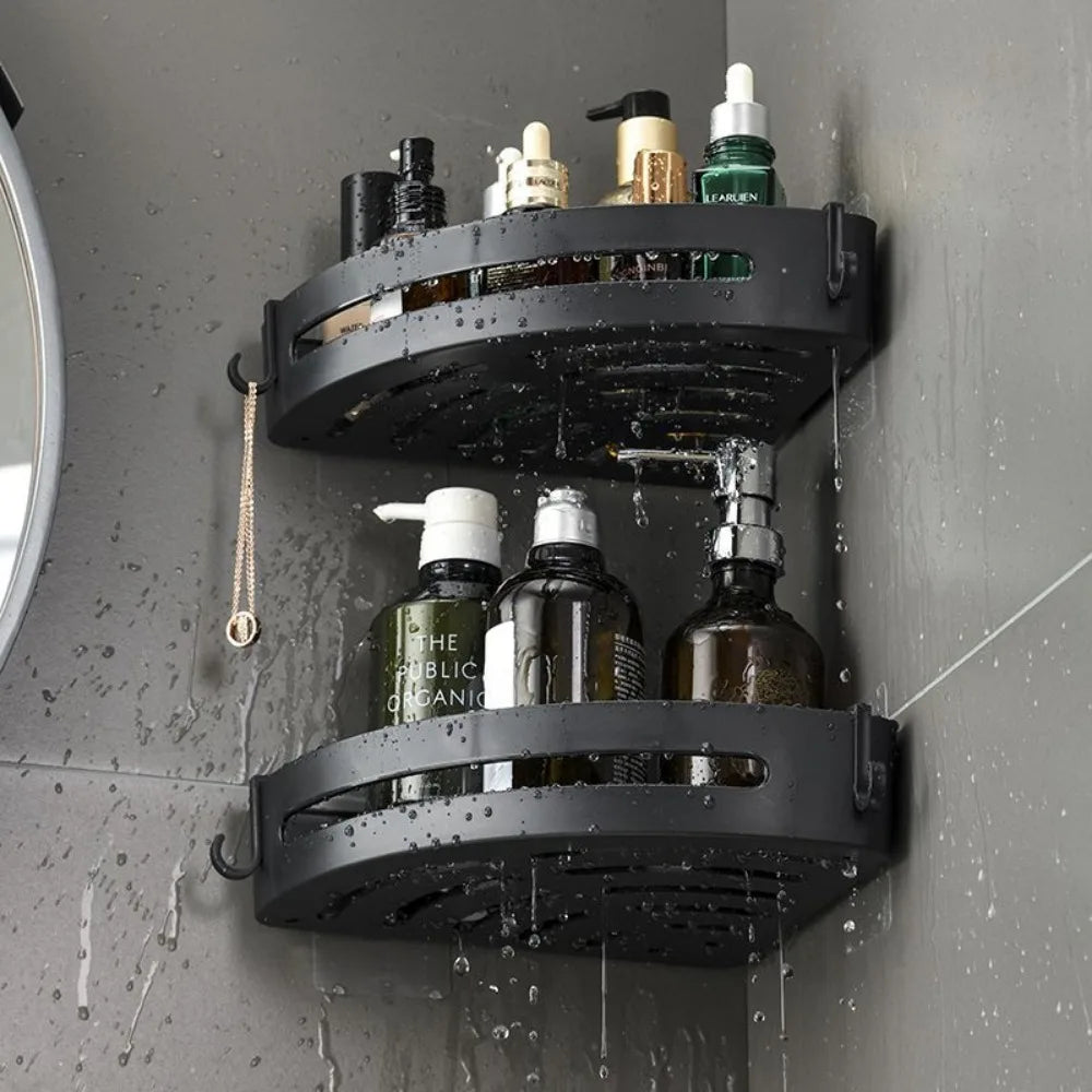 Shower Caddy Shelves Storage Shelf Towel Holder