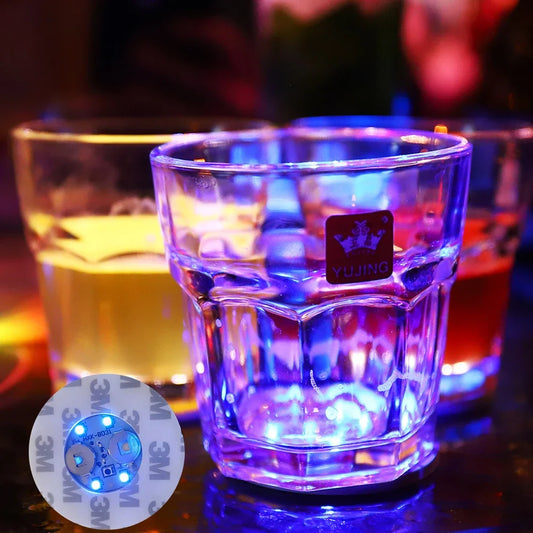 Powered Glow LED Coasters Super Bright Lamp