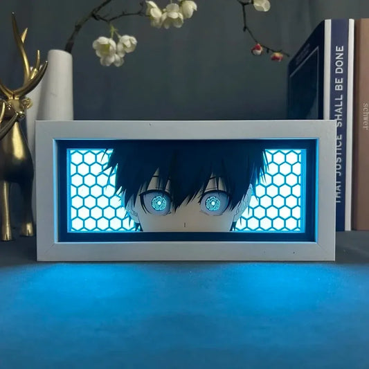 Lightbox  Blue Lock For Room Decoration Mangan