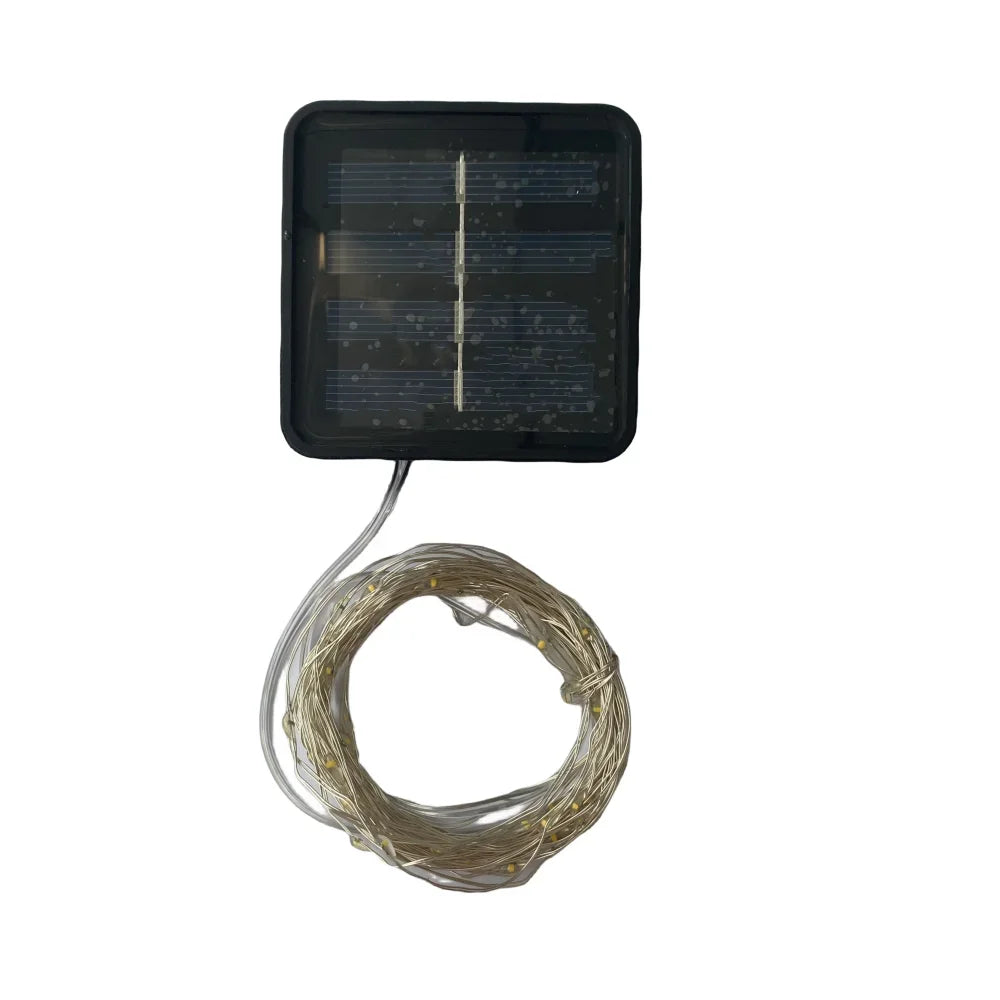 12m Solar Lights Outdoor 100 LED Waterproof Christmas Decorations