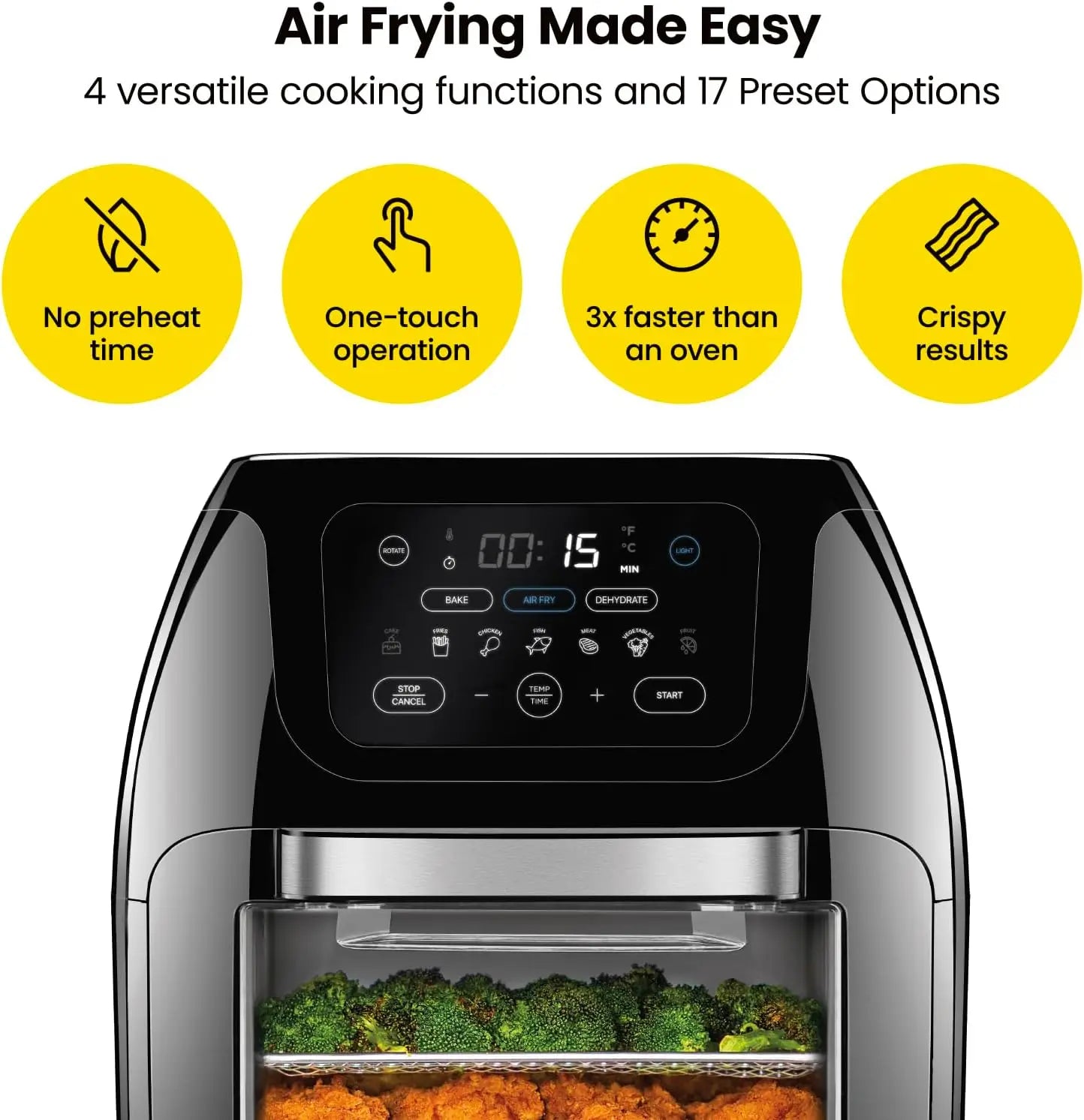 Multifunctional Digital Air Fryer+ Rotisserie Dehydrator Convection