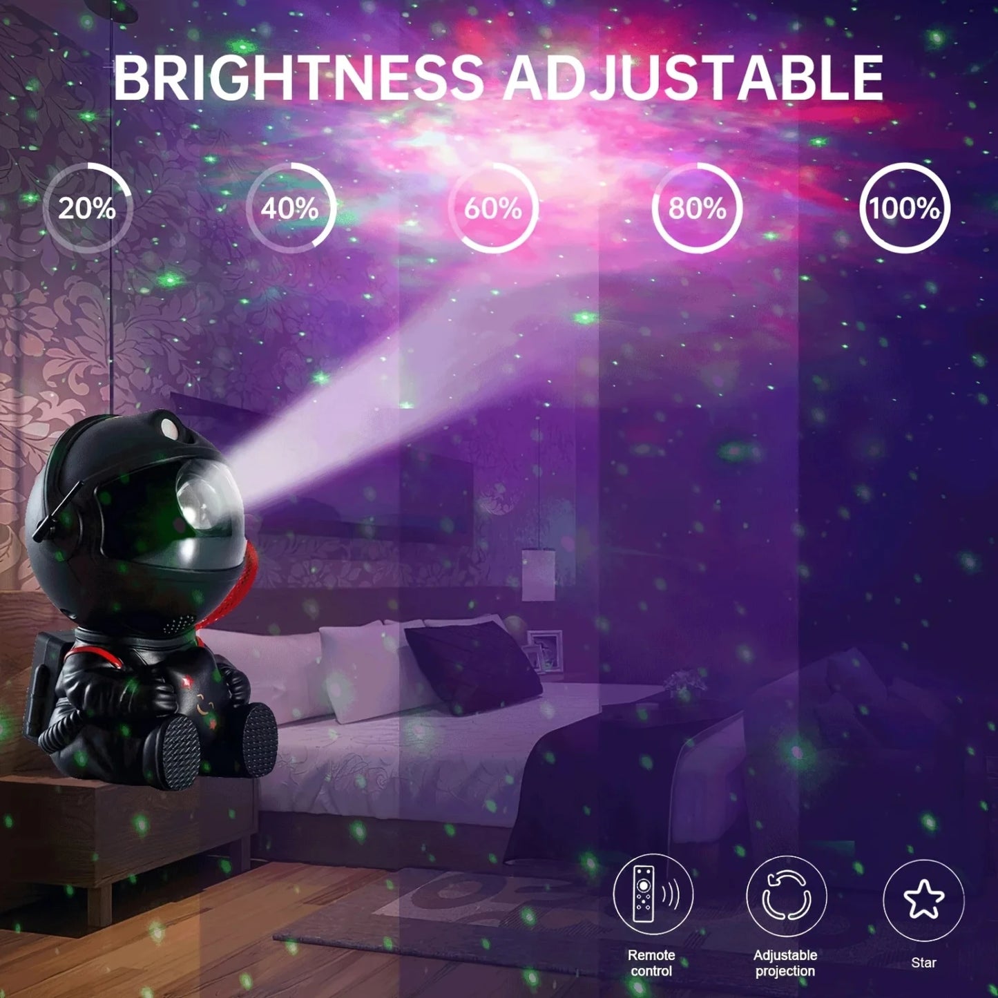 Enchanting Astronaut Projector Night Light For Kids