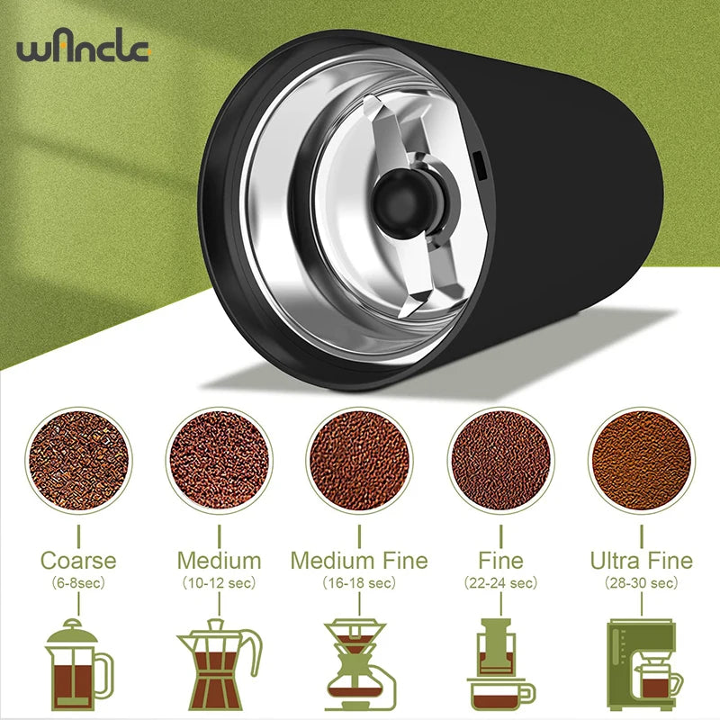 200w High-Power Multifunctional Coffee Bean Grinder