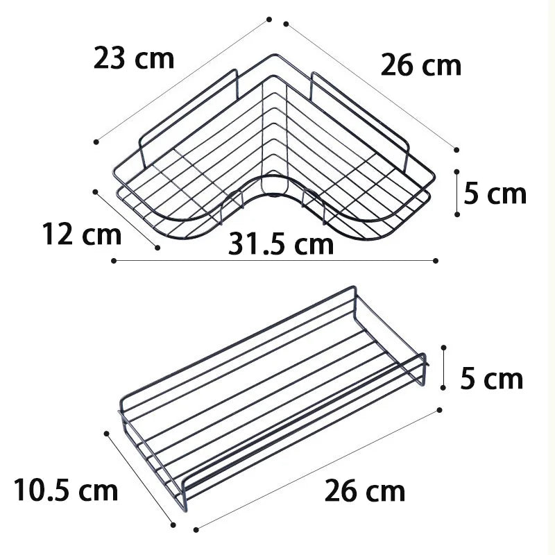 Bathroom Shelf Wall Mounted Corner Storage Shelves