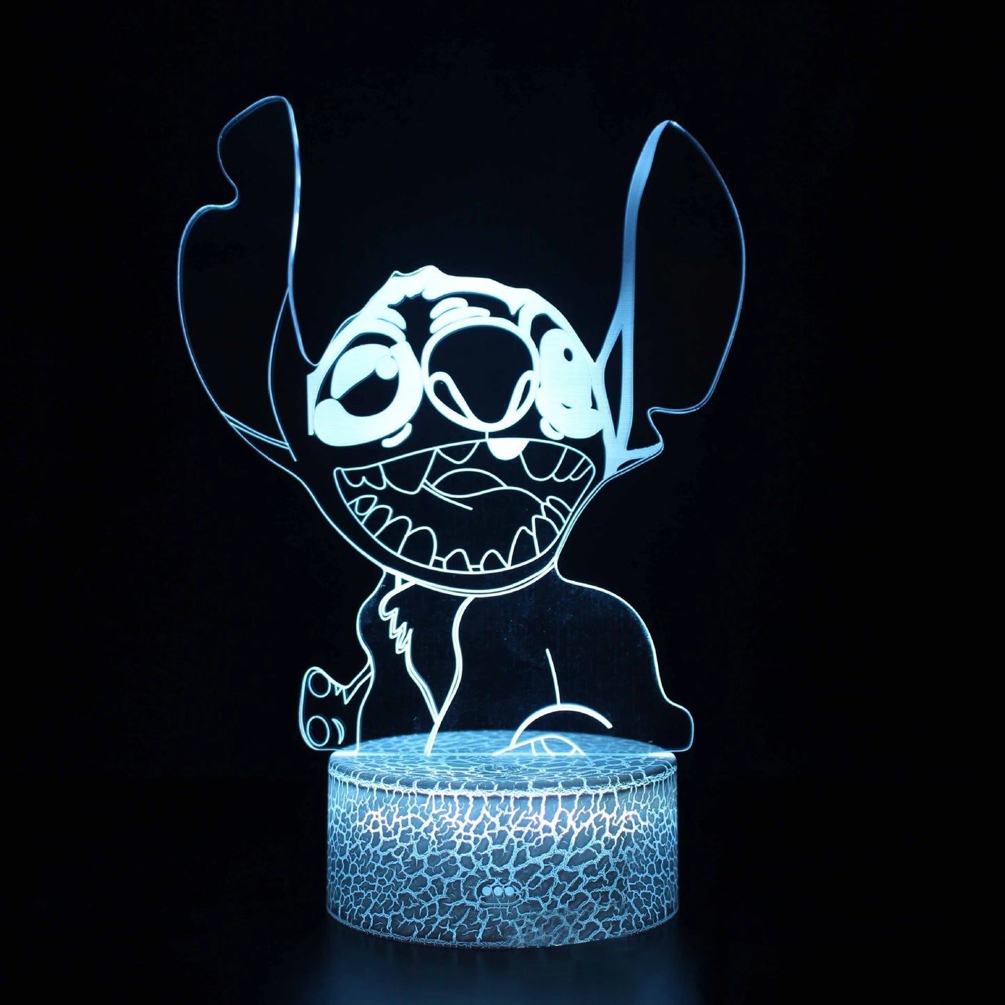 3D Illusion Stitch Night Light With Remote Control