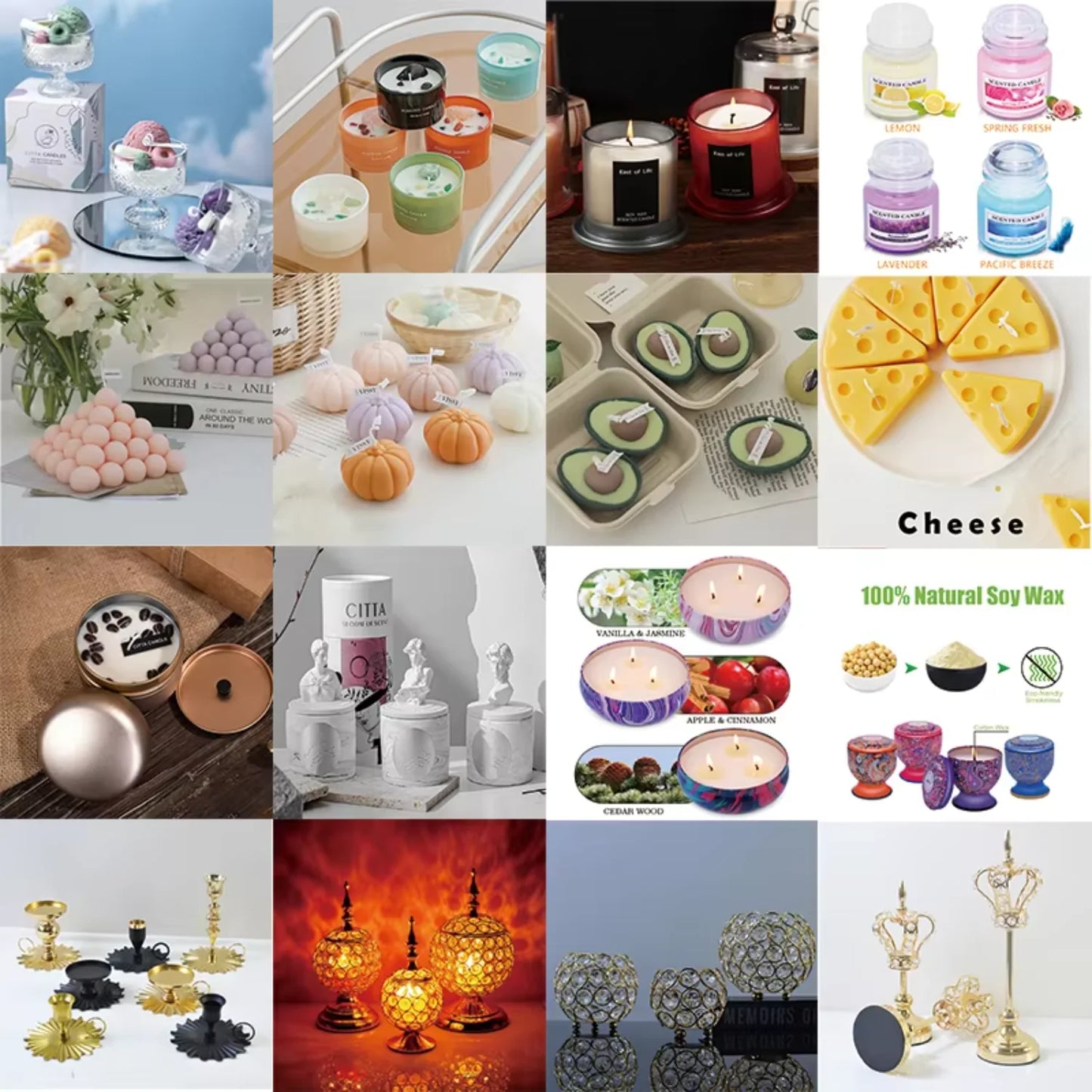 Luxury  Decoration Candle Jasmine Flower Shaped Scented Candle Room Valentine's Day Creative Guest Gift Aromatherapy Candles