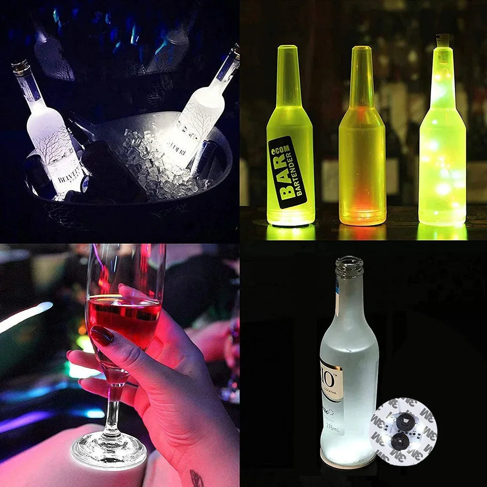 Powered Glow LED Coasters Super Bright Lamp