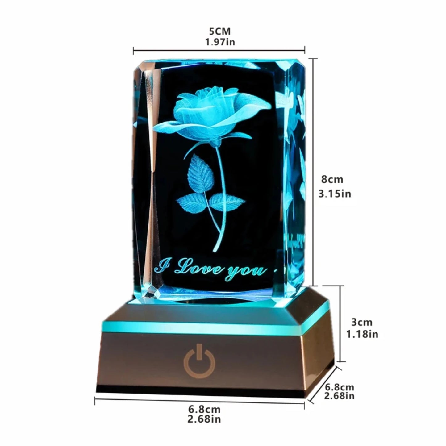 Exquisite Vibrant LED Rose Night Light - Beautiful