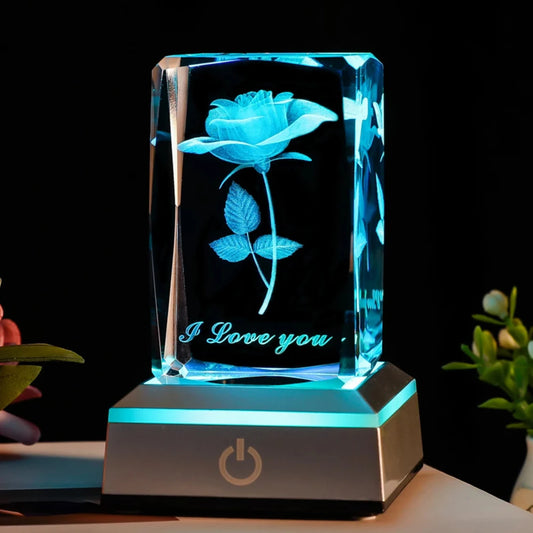 Exquisite Vibrant LED Rose Night Light - Beautiful