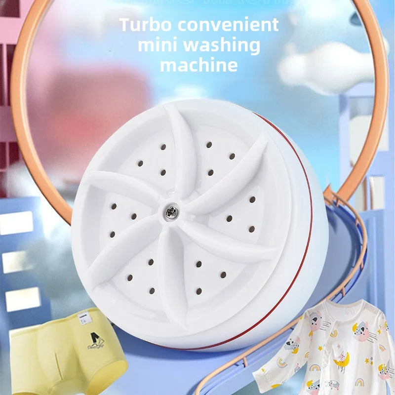 8L Portable Small Foldable Washing Machine With Spin