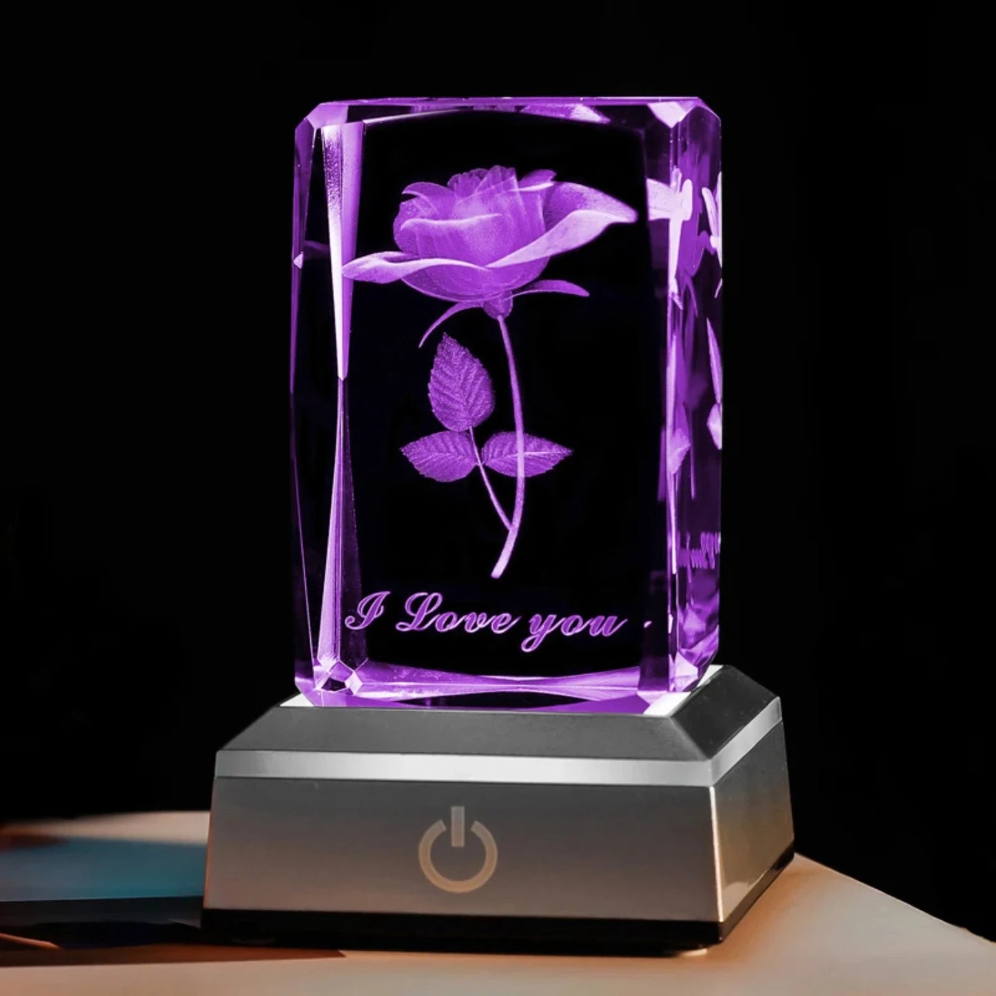 Exquisite Vibrant LED Rose Night Light - Beautiful