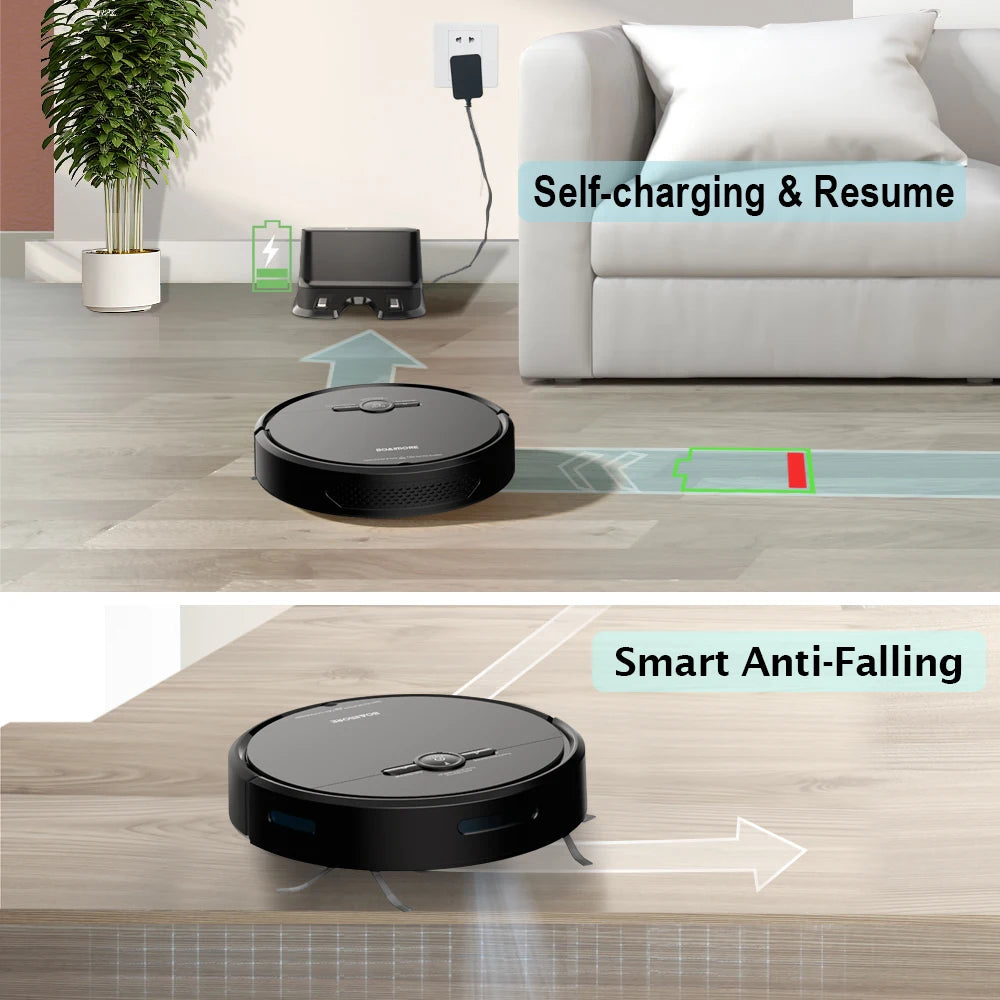 Vacuum Cleaner Robot, Smart Voice Control, Wireless