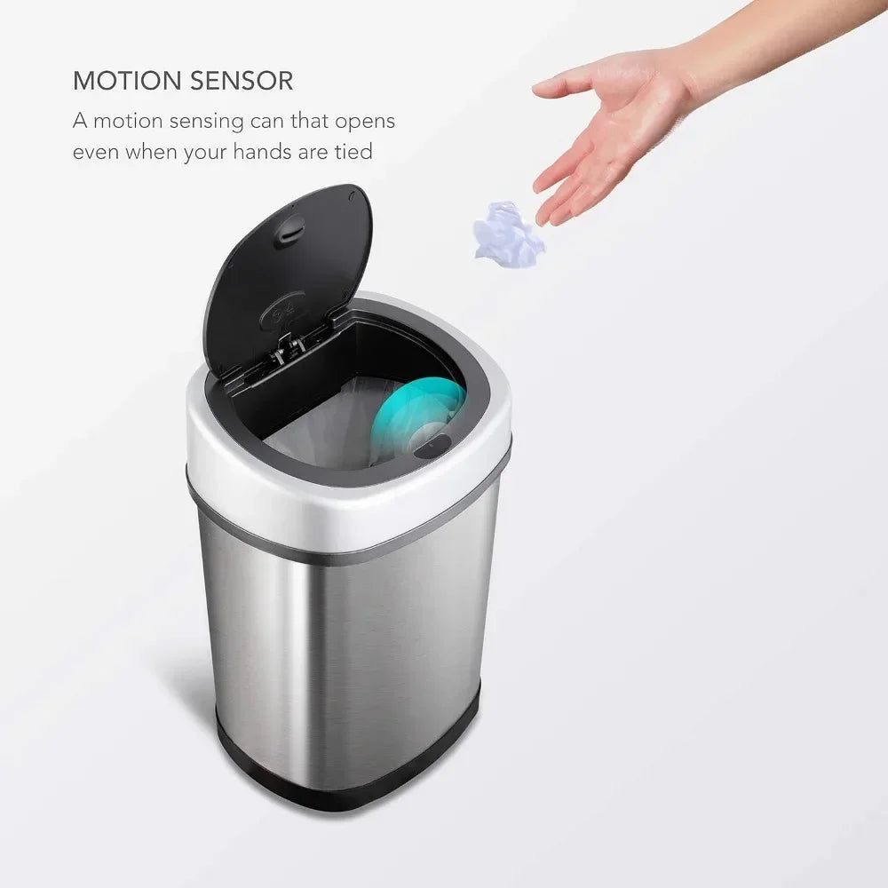 Automatic Touchless Infrared Motion Sensor Trash Can