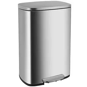 13 Gallon/50 L Garbage Can Kitchen Trash Can With