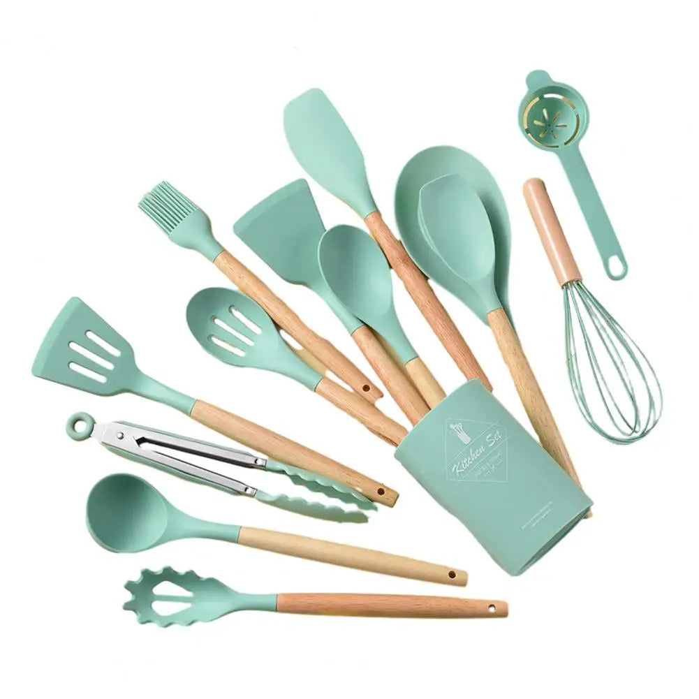 12/14Pcs Cooking Utensils Non-Stick Heat Resistant