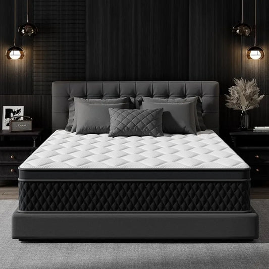 10 Inch Full Size Mattress, Memory Foam Hybrid