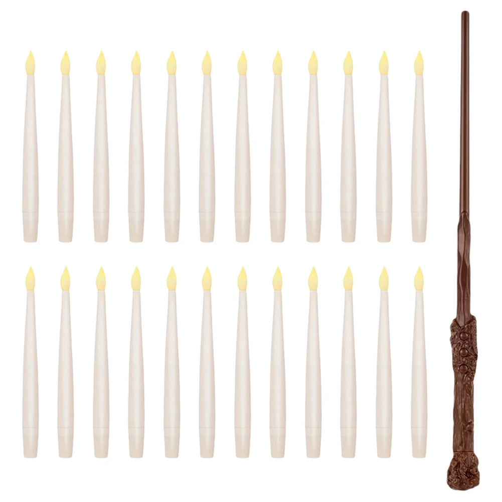 LED Flameless Taper Candle Flickering Warm Light