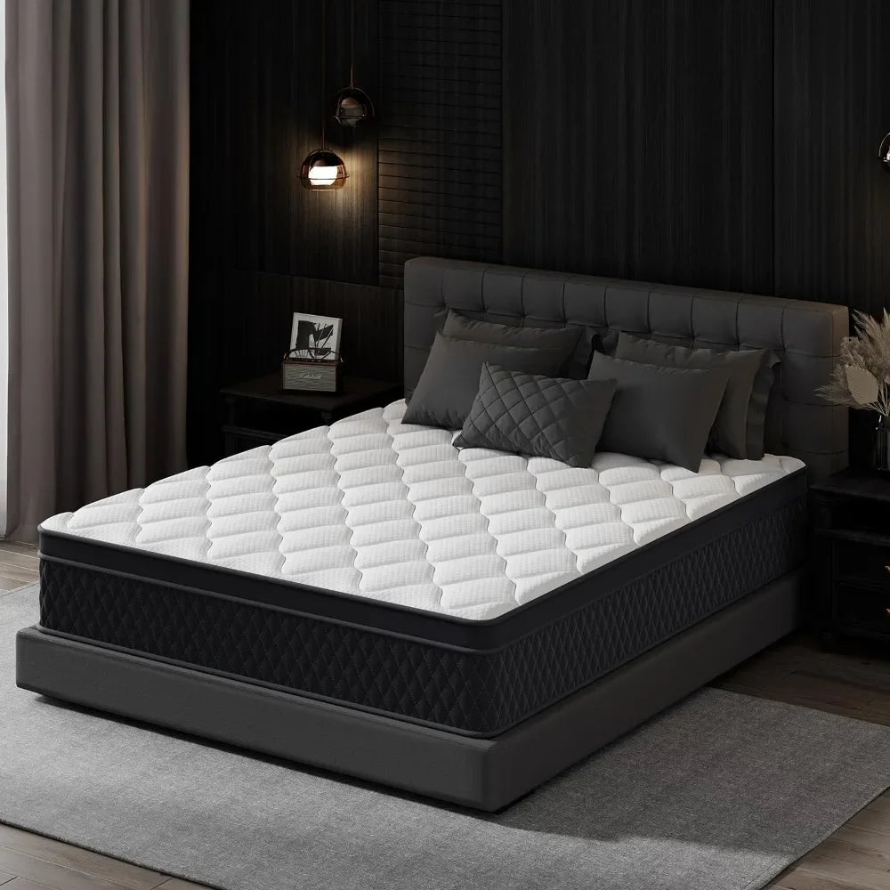 10 Inch Full Size Mattress, Memory Foam Hybrid