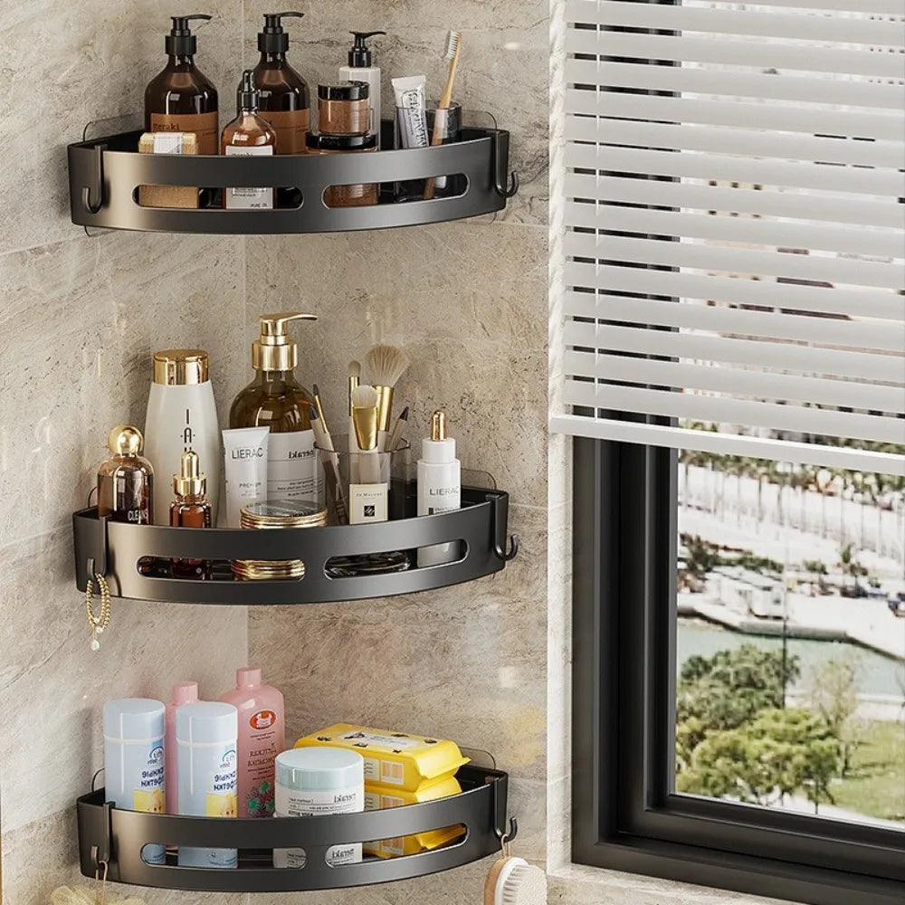 Shower Caddy Shelves Storage Shelf Towel Holder