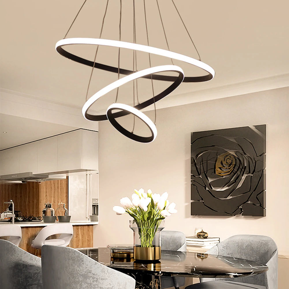 New Nordic Led Chandelier For Dining Lamps