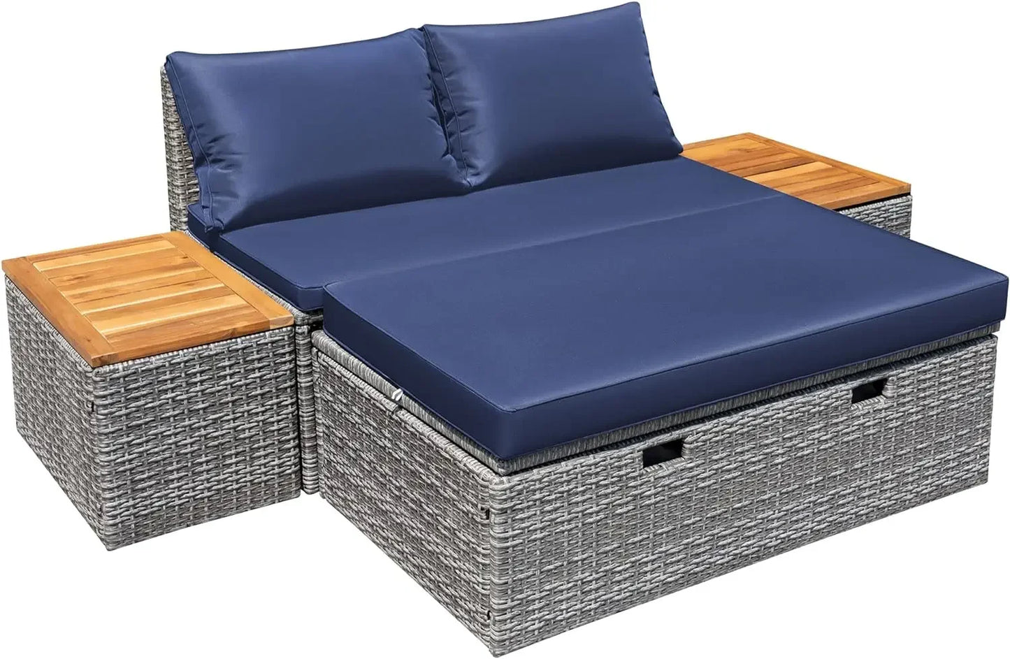 Outdoor Daybed Set Multifunctional Patio Day Bed