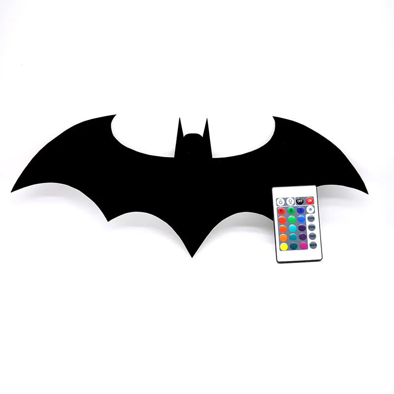 Bat Night Light Furniture Decoration LED Background Lighting