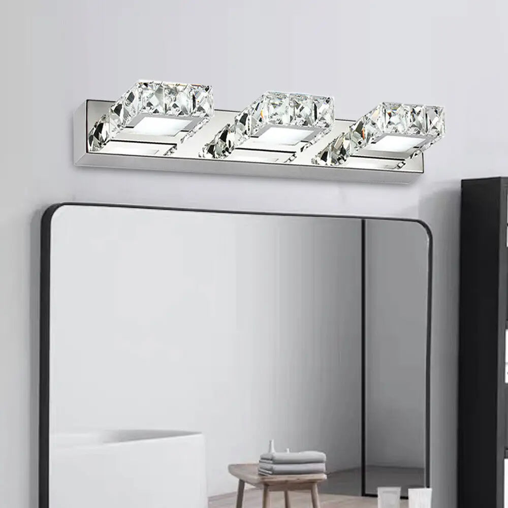 3 LED Lights For Bathroom Mirror Modern Bathroom