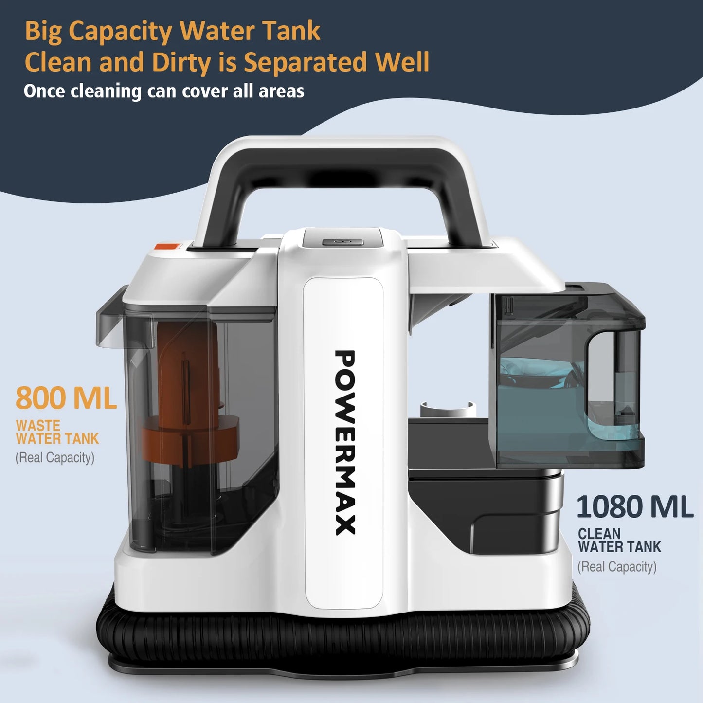 Handheld Carpet Cleaner 750W Fabric Washing Machine Pro