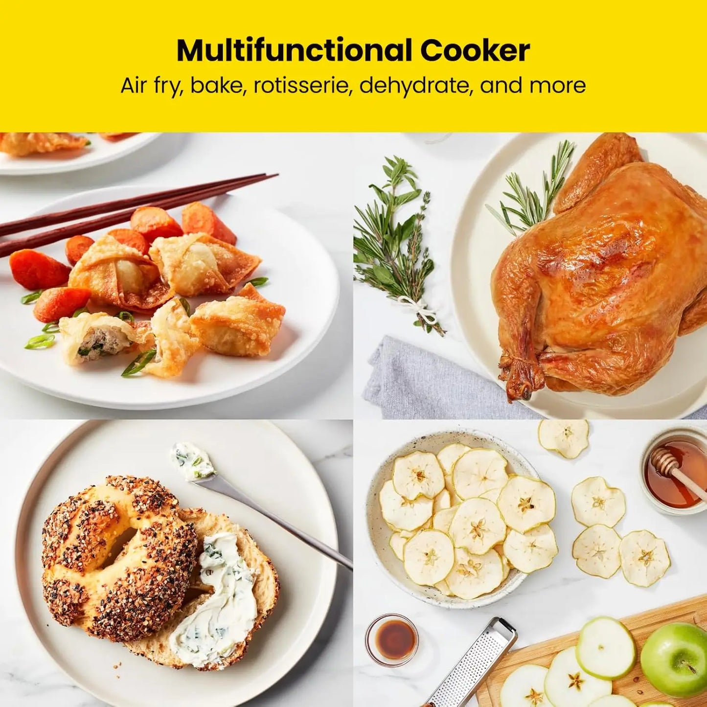 Multifunctional Digital Air Fryer+ Rotisserie Dehydrator Convection