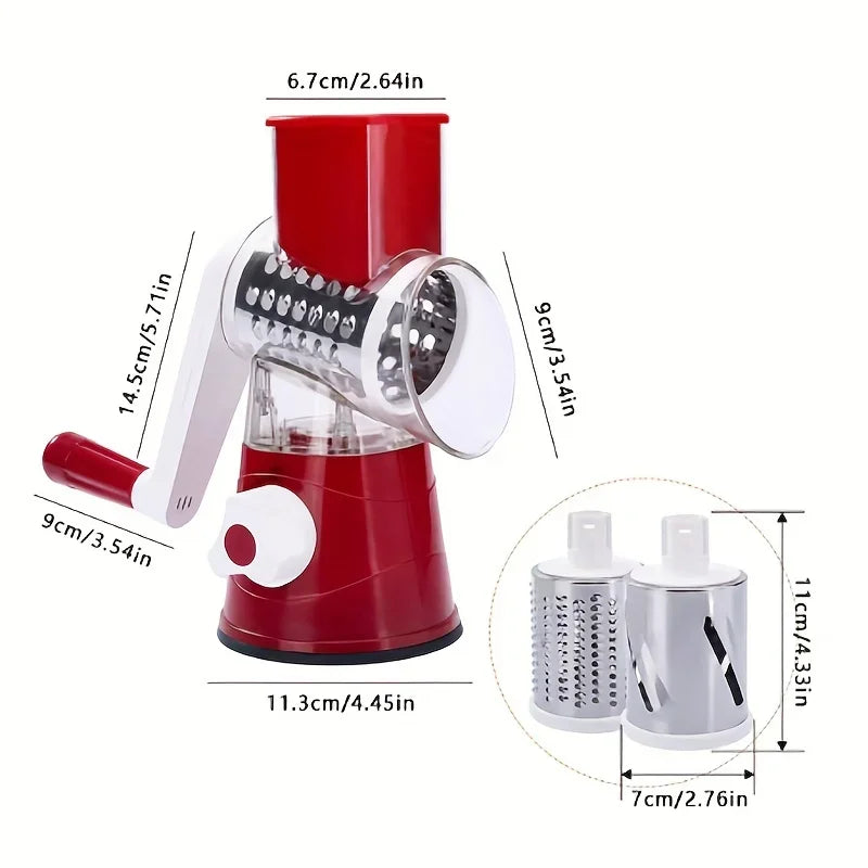 Vegetable Cutter & Slicer Manual Kitchen Cheese Chopper