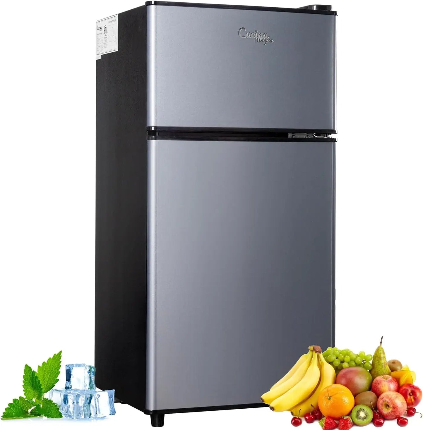 Mini Fridge With Freezer, 2.9 Cu.Ft Small Fridge, Energy