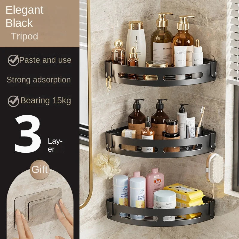 Shower Caddy Shelves Storage Shelf Towel Holder