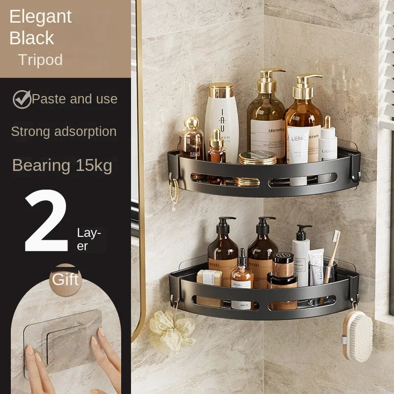 Shower Caddy Shelves Storage Shelf Towel Holder