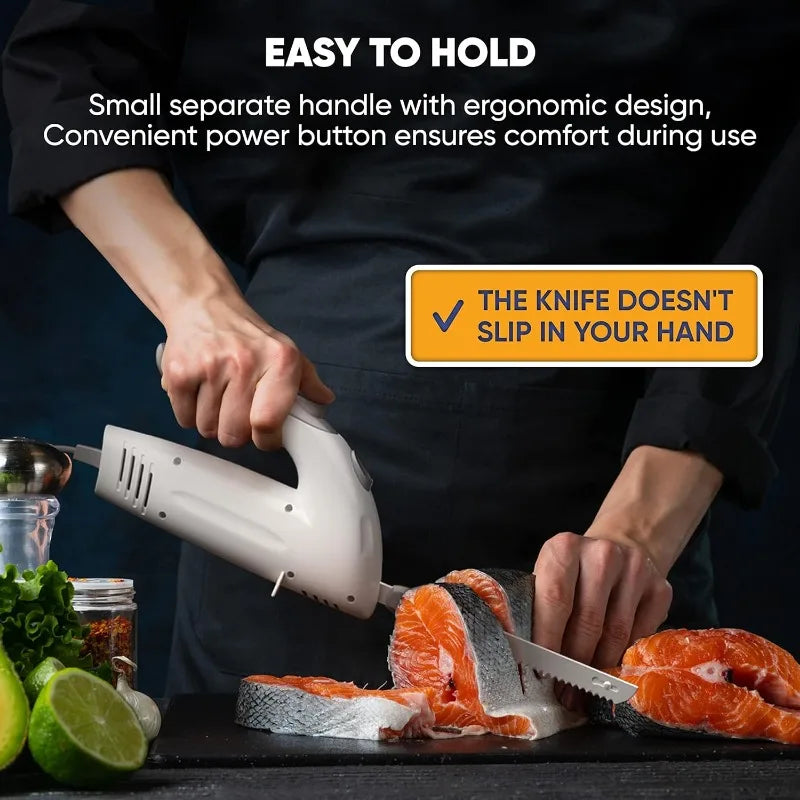 Electric Knife For Carving Meat, Turkey, Bread