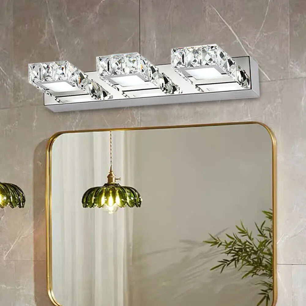 3 LED Lights For Bathroom Mirror Modern Bathroom