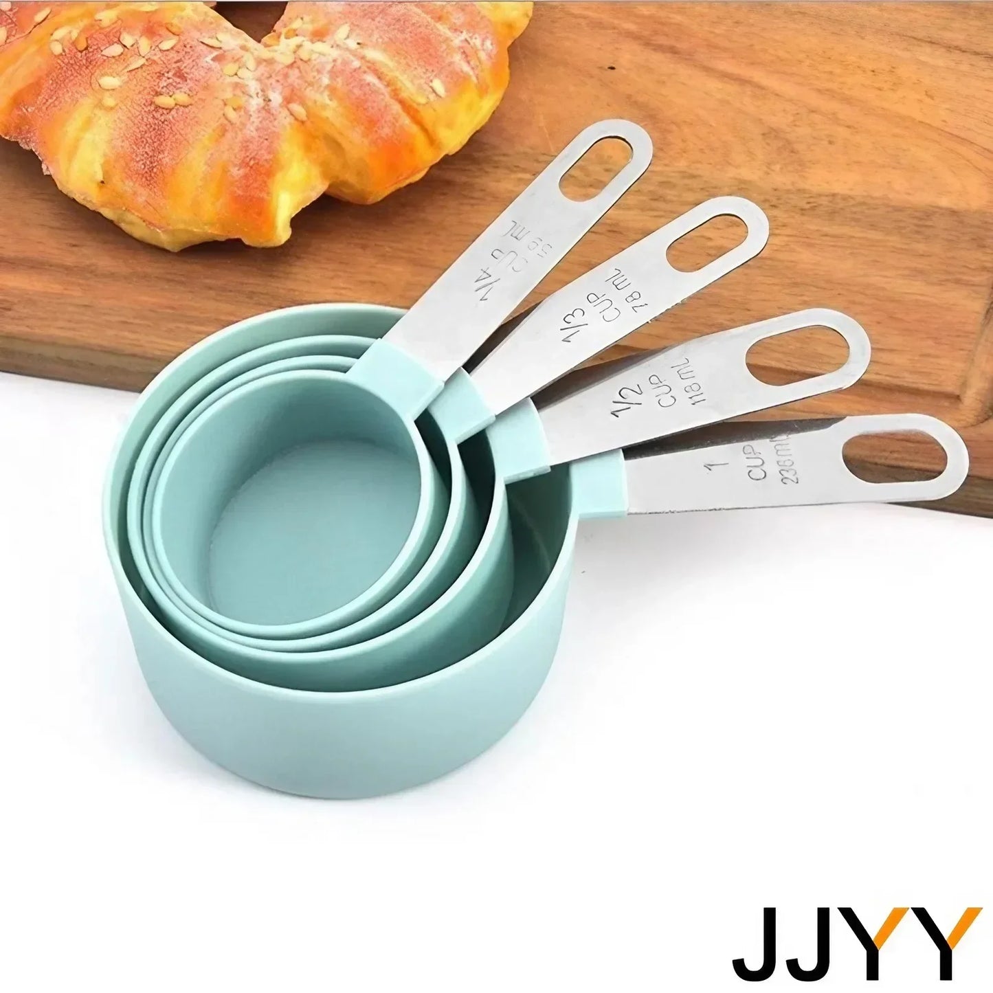 4PCS/Set Multi-Purpose Measuring Cups Stainless Steel