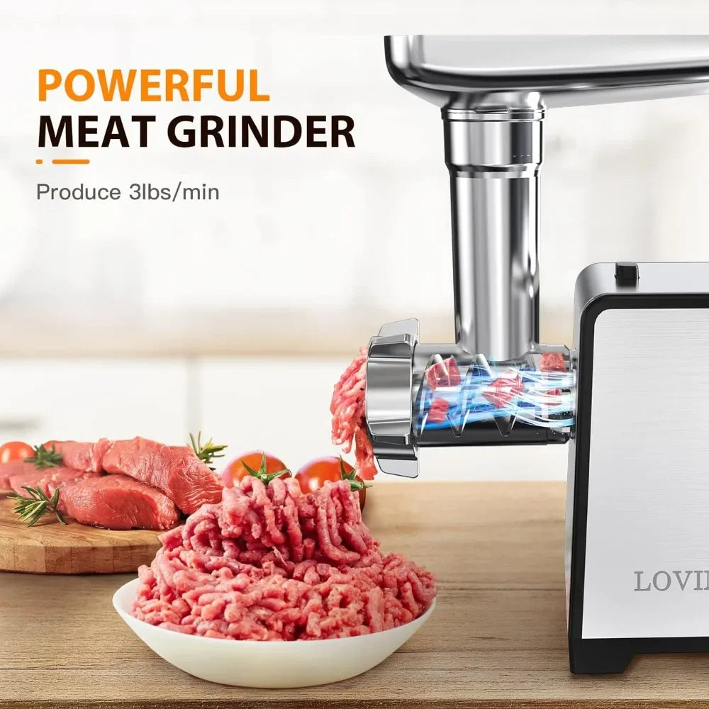 2500W Electric Meat Grinder, Sausage Stuffer Maker