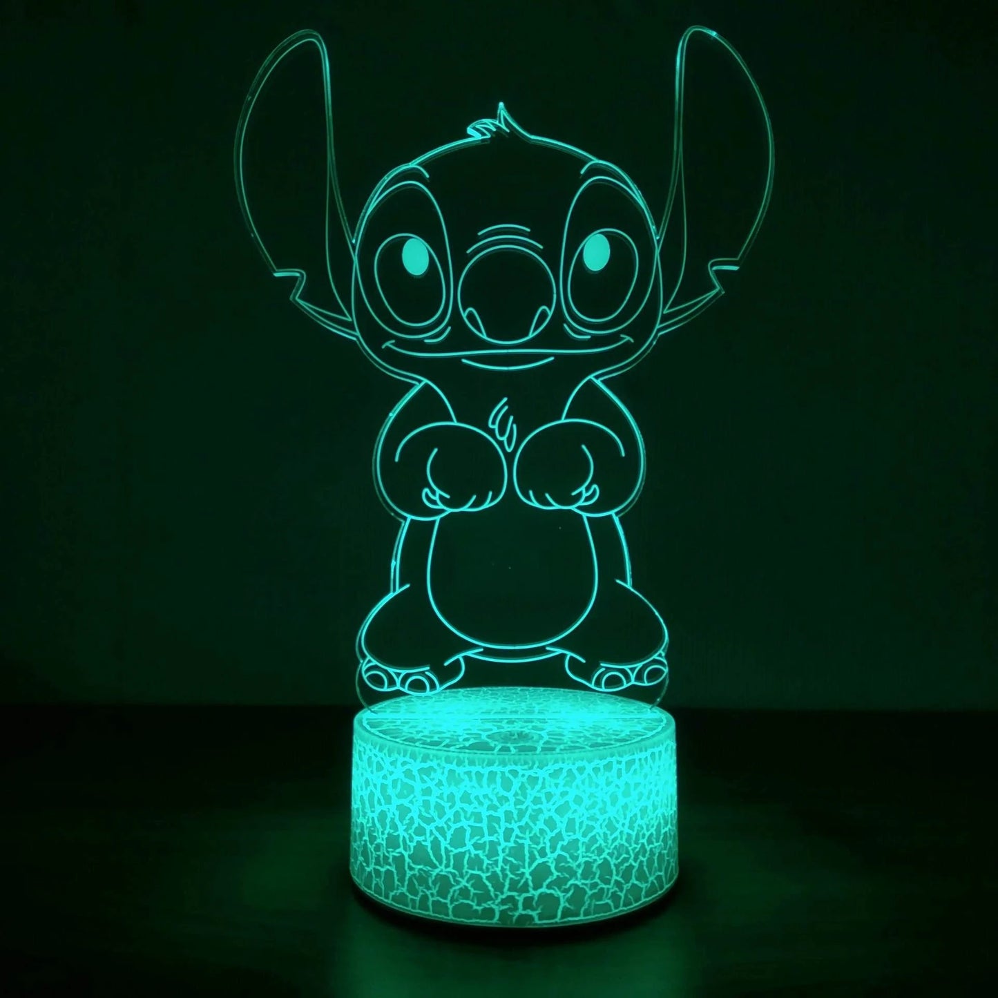 3D Illusion Stitch Night Light With Remote Control