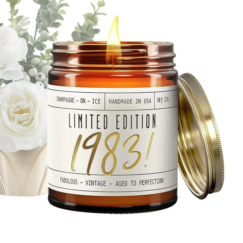 Birthday Candle For Women Winter Scent Fall Candle 9oz Home Scented Candles Jar Candles With 40 Hours Of Burn Time Happy Birthda