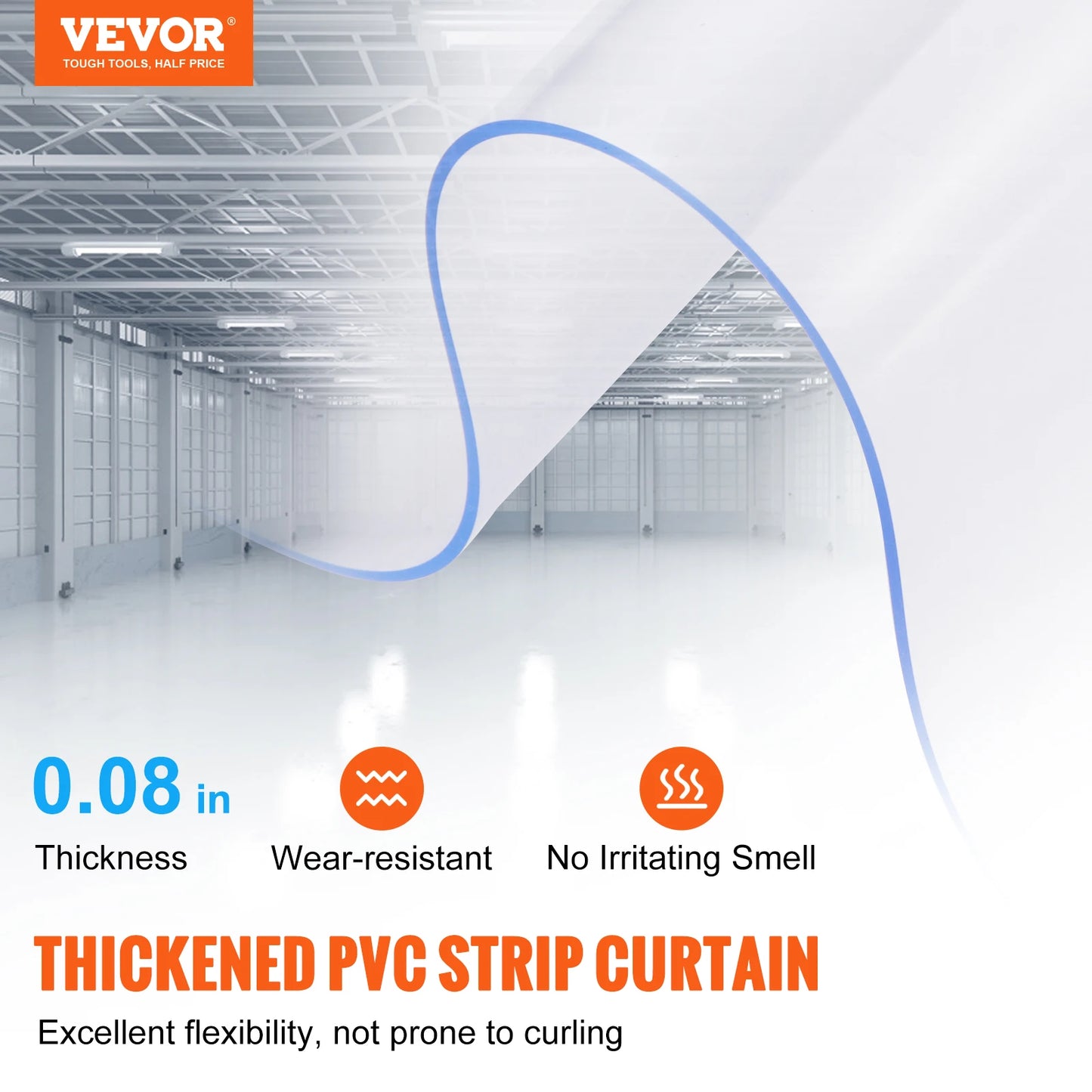 Strip Curtain Clear PVC Strip Door Curtain