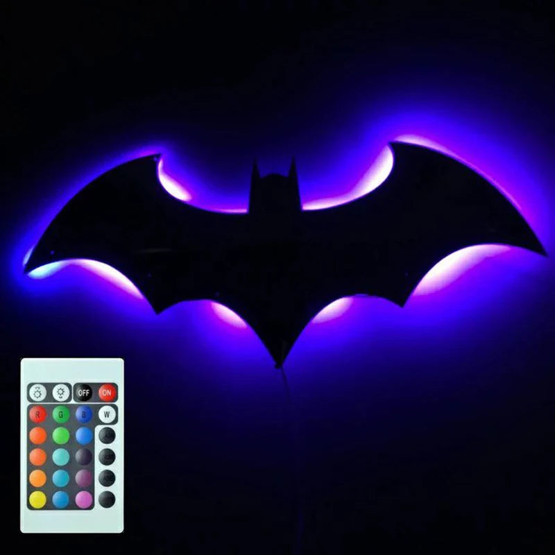 Bat Night Light Furniture Decoration LED Background Lighting